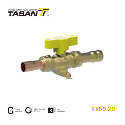 TASAN 1/2 "X14mm / 16mm slang gasleiding kogelkraan handmatige gasklep T165 20